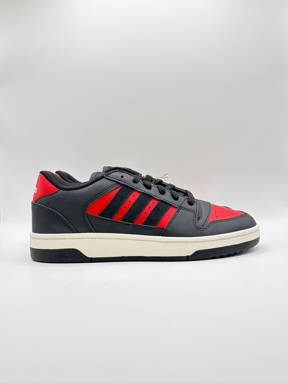 Adidas Break Start sneakers in black with bold red 7 Men / 8 Women New